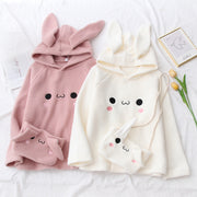 women's cotton hooded sweater, view 2 - MRSLM