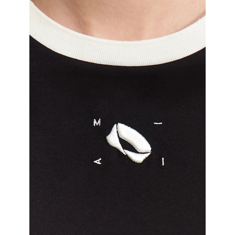 women's embroidered cotton t-shirt, view 5 - MRSLM
