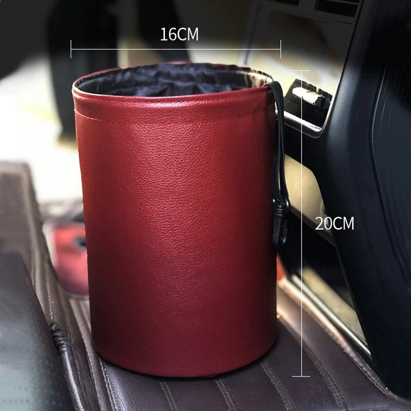 waterproof foldable car trash can, view 6 - MRSLM