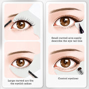 eyelash and eyeliner stencil guide tool, view 9 - MRSLM
