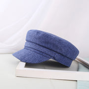 linen blend military hat, view 5 - MRSLM
