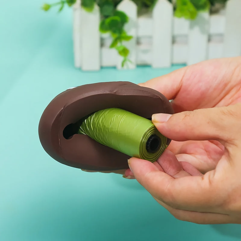 dog poop bag dispenser with carabiner, view 5 - MRSLM