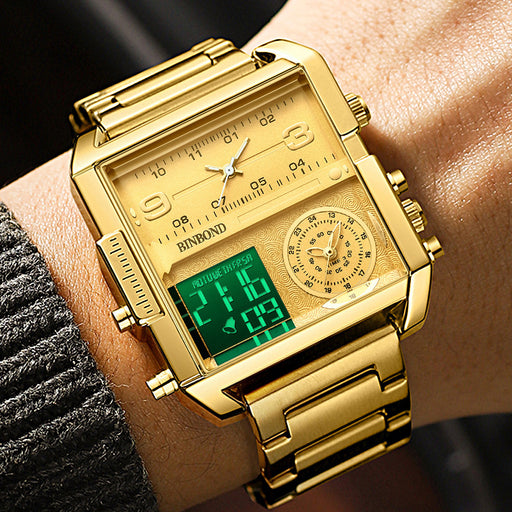 men's large dial quartz watch - MRSLM
