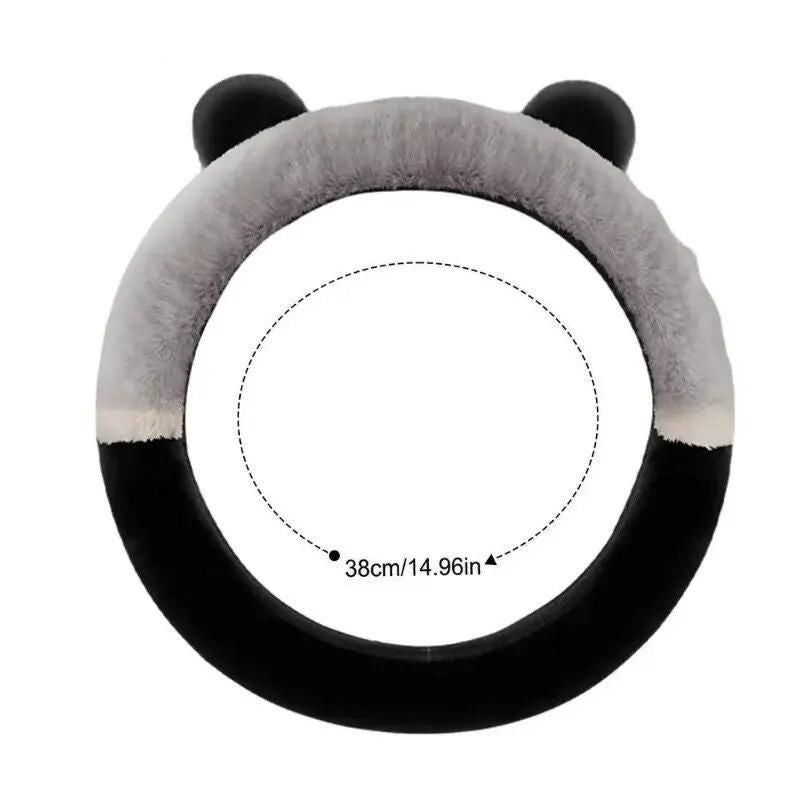 Cute ear-shaped steering wheel cover, view 3 - MRSLM