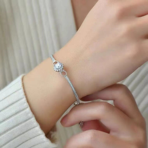 sterling silver charm bracelet - MRSLM
