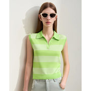 sleeveless knit sweater, view 3 - MRSLM