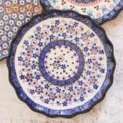 underglaze floral porcelain plate - MRSLM