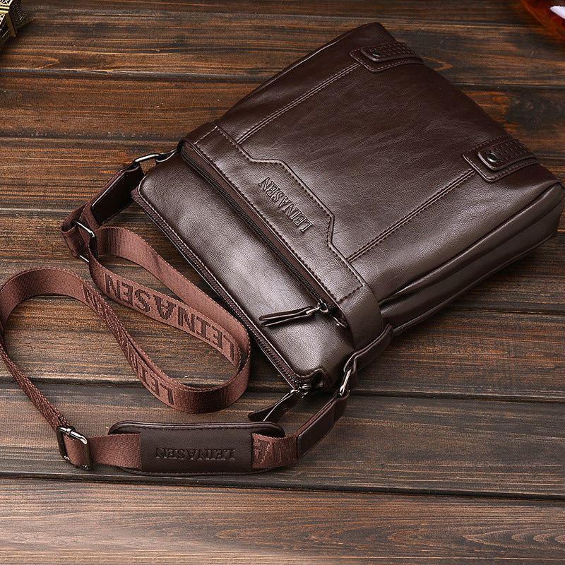 large retro pu bag, view 5 - MRSLM