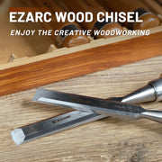 6-piece wood chisel set with wooden case, view 4 - MRSLM