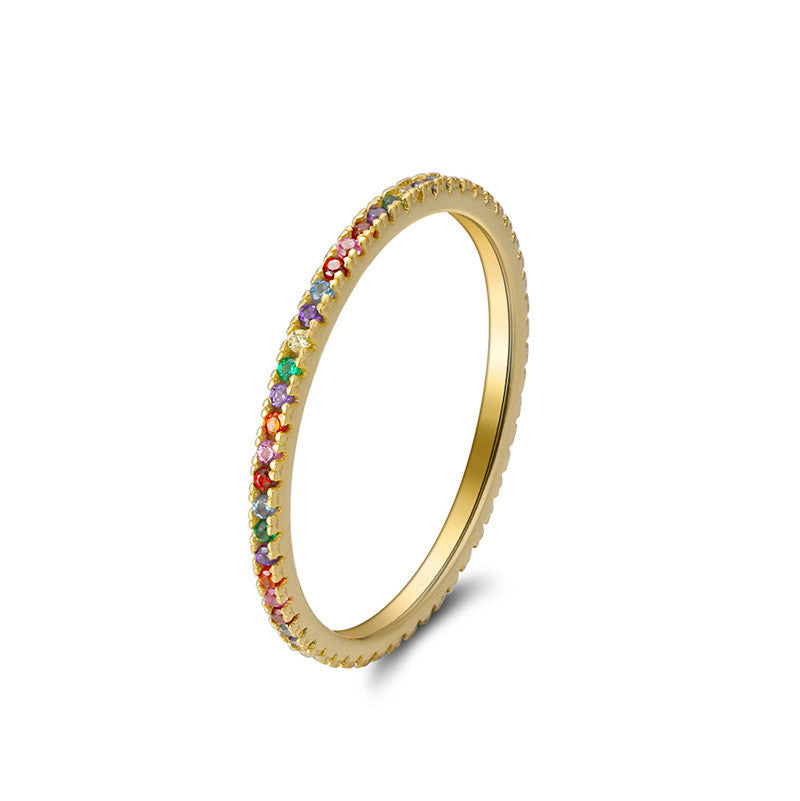 S925 silver zircon ring, view 4 - MRSLM