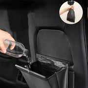 waterproof pu leather car trash bin, view 5 - MRSLM