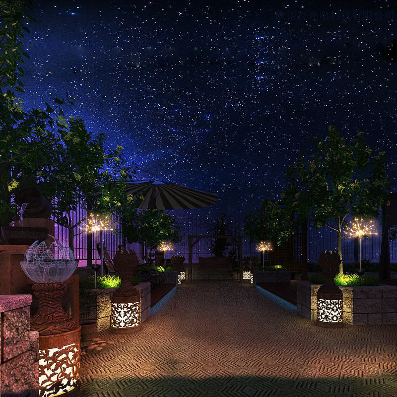 Solar firework garden lights, view 2 - MRSLM