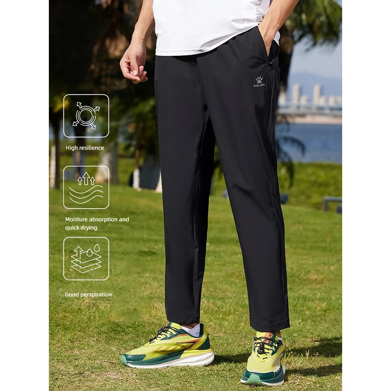 men's four-side stretch fitness pants, view 3 - MRSLM