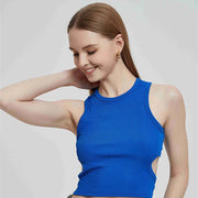 Ribbed knit Y2K tank top, view 23 - MRSLM