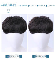 men's seamless short hair piece, view 4 - MRSLM