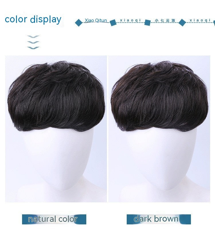 men's seamless short hair piece, view 4 - MRSLM