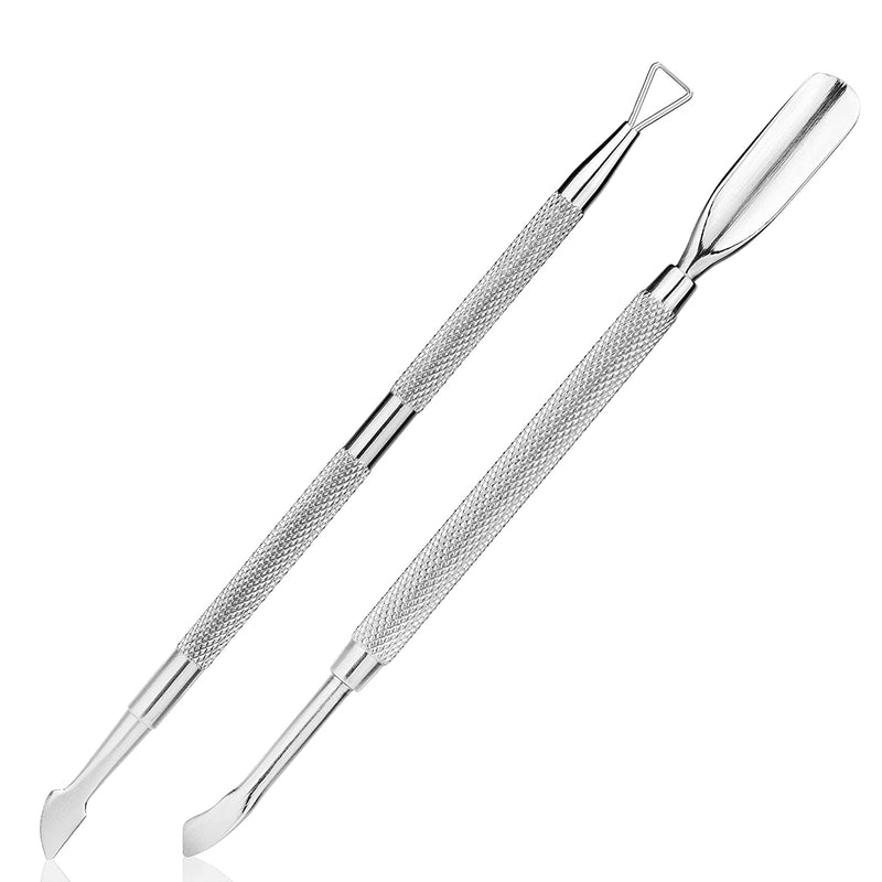 stainless steel cuticle pusher and cutter set, view 9 - MRSLM