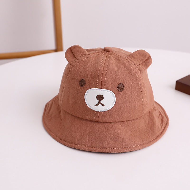 kids bear bucket hat, view 2 - MRSLM