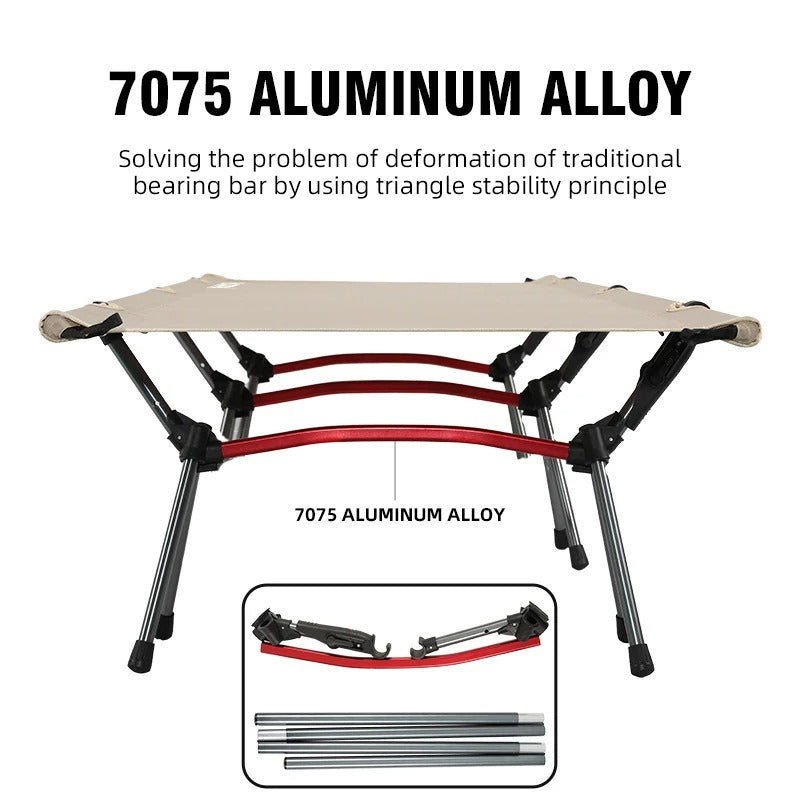 portable folding camping cot, view 6 - MRSLM