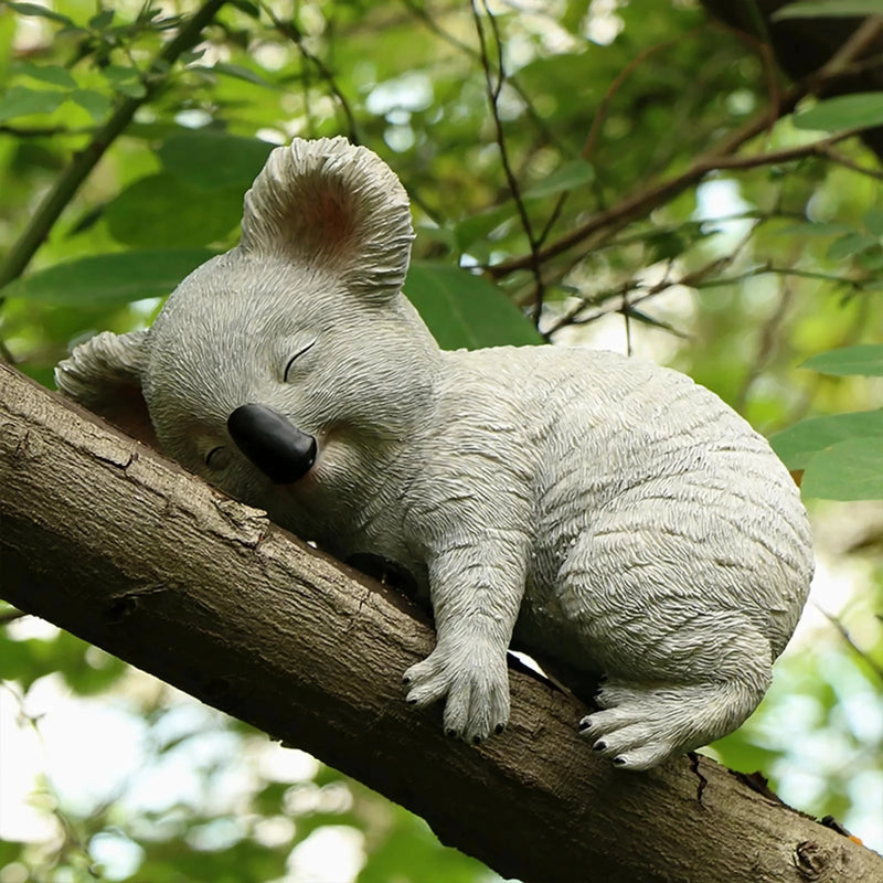 outdoor koala garden statue, view 4 - MRSLM