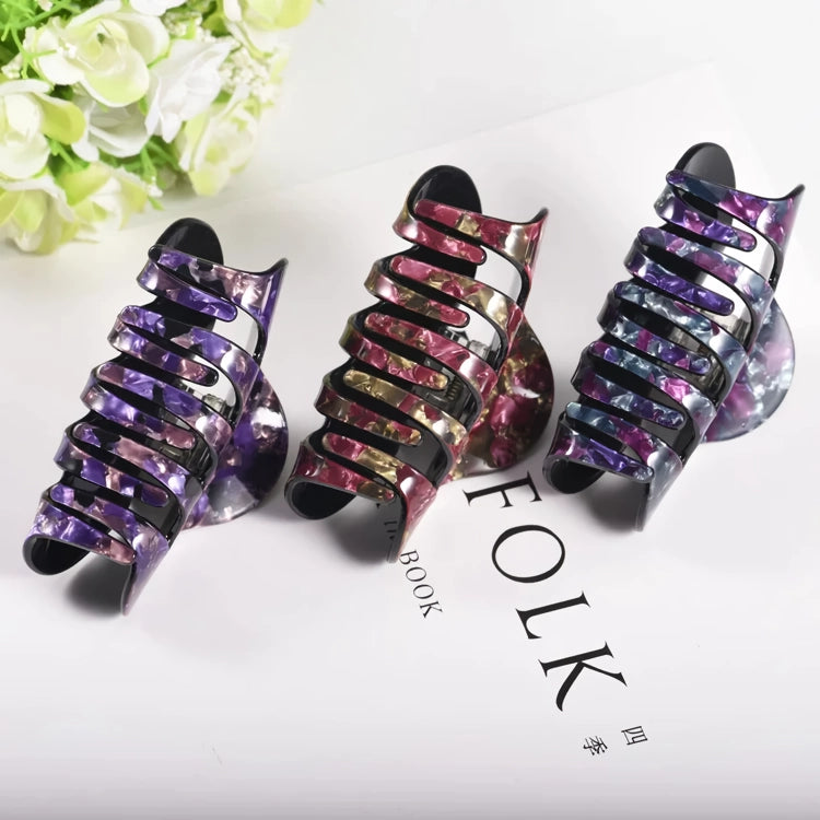 large floral acrylic hair clips, view 8 - MRSLM