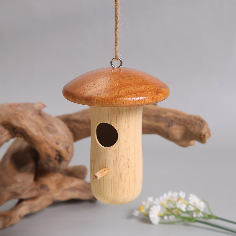 Wooden hummingbird nest, view 7 - MRSLM