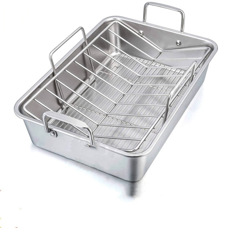 square barbecue tray set, view 7 - MRSLM