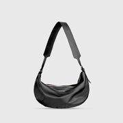 leather crossbody half-moon fanny pack, view 2 - MRSLM