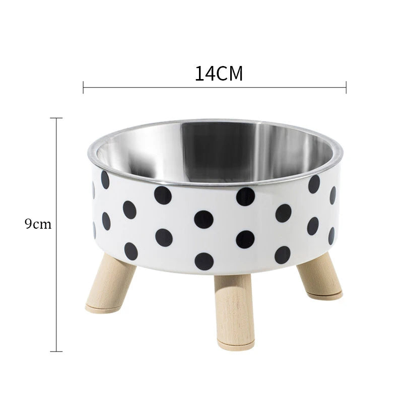 Raised Cat Feeder Bowl