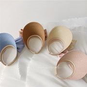 open top straw sun hat, view 6 - MRSLM