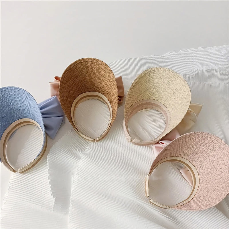 open top straw sun hat, view 6 - MRSLM