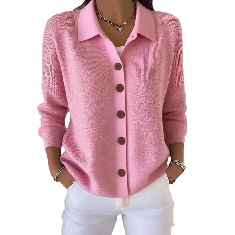 women's button knit cardigan, view 5 - MRSLM