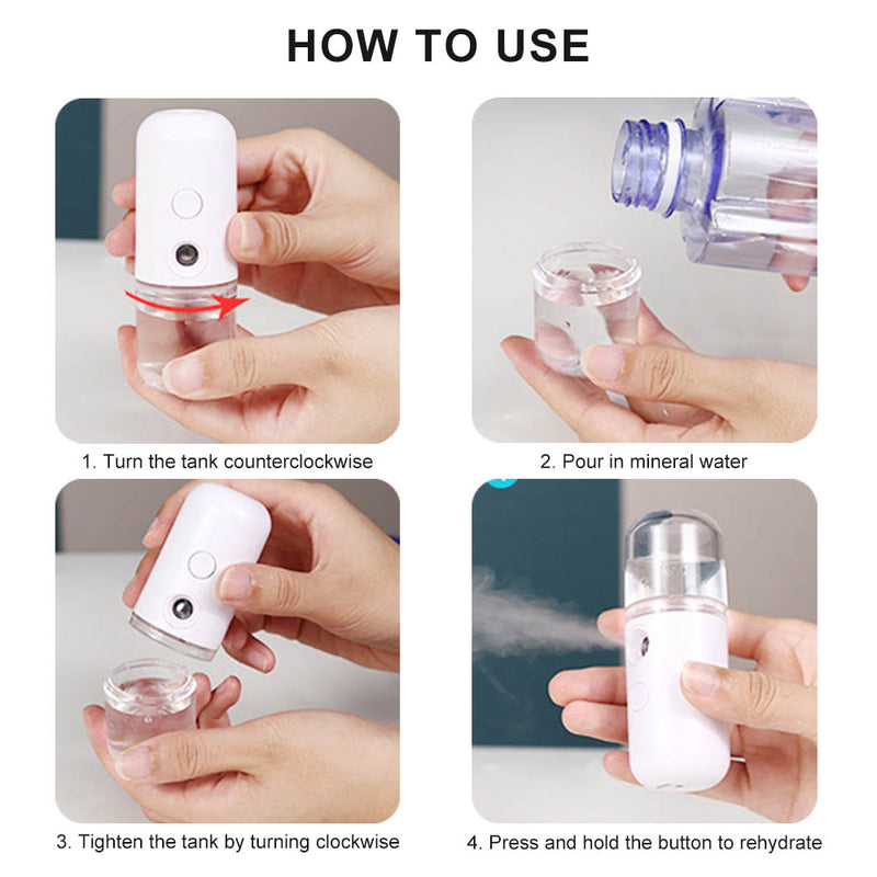 30ML mini nano facial steamer, view 6 - MRSLM