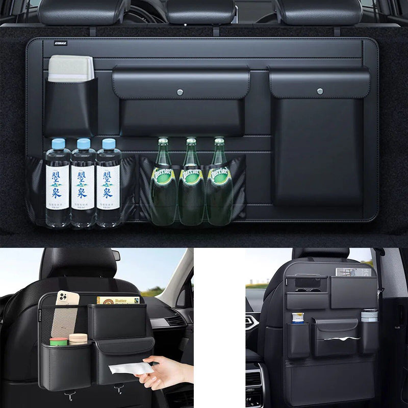 leather car storage organizer, view 13 - MRSLM