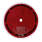 red christmas tree skirt, view 5 - MRSLM