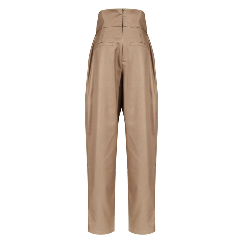 Cross Strap Carrot Pants