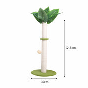 Cat scratching post with hanging balls, view 2 - MRSLM