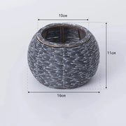 nordic imitation rattan flower pot, view 7 - MRSLM