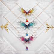 fairy ombre wings necklace, view 5 - MRSLM