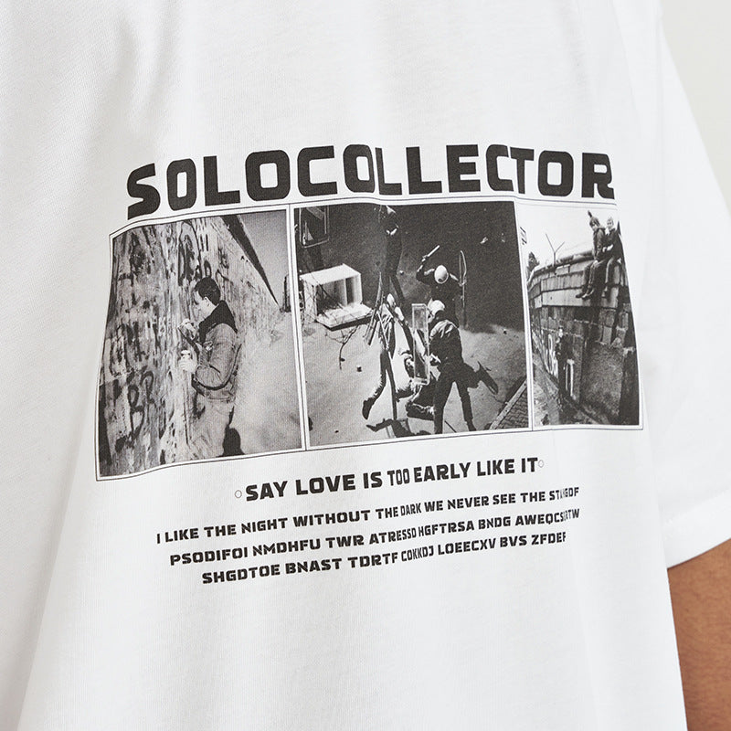 men's loose casual T-shirt, view 4 - MRSLM