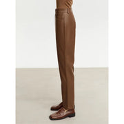 ankle-length pu leather pants, view 10 - MRSLM
