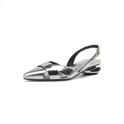 leather heeled sandals, view 20 - MRSLM