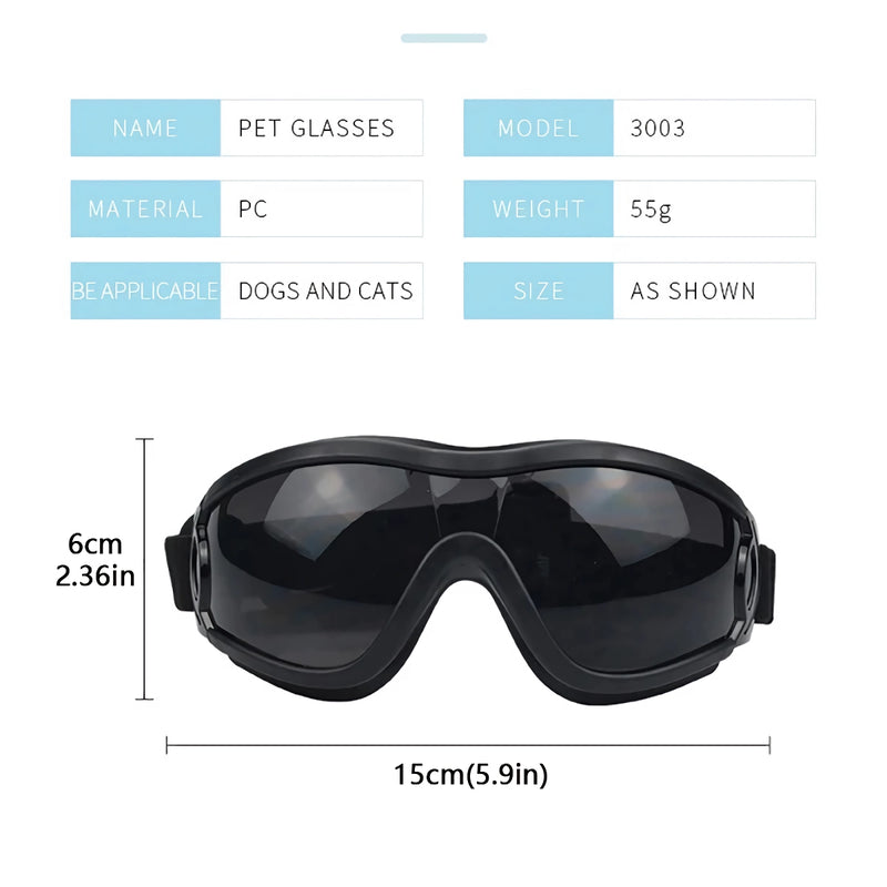 dog sunglasses windproof goggles, view 17 - MRSLM