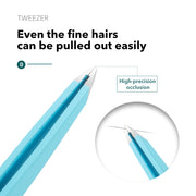 colorful stainless steel eyebrow tweezer, view 10 - MRSLM