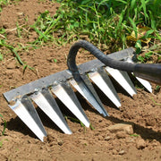 heavy-duty steel garden rake, view 10 - MRSLM