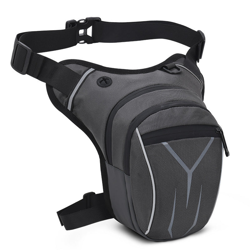 Men's motorcycle crossbody waist bag, view 6 - MRSLM