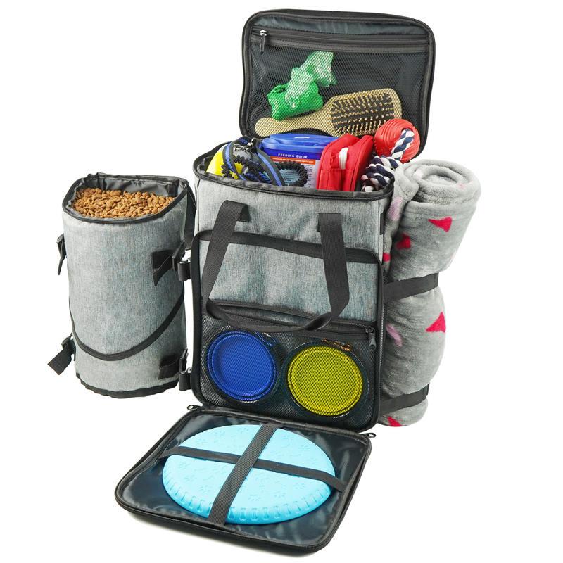 pet travel organizer backpack, view 3 - MRSLM