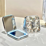 portable LED makeup mirror with lights, view 3 - MRSLM