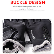Fleece touchscreen winter gloves with zipper, view 4 - MRSLM