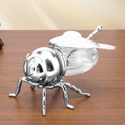 bee shaped honey jar, view 8 - MRSLM